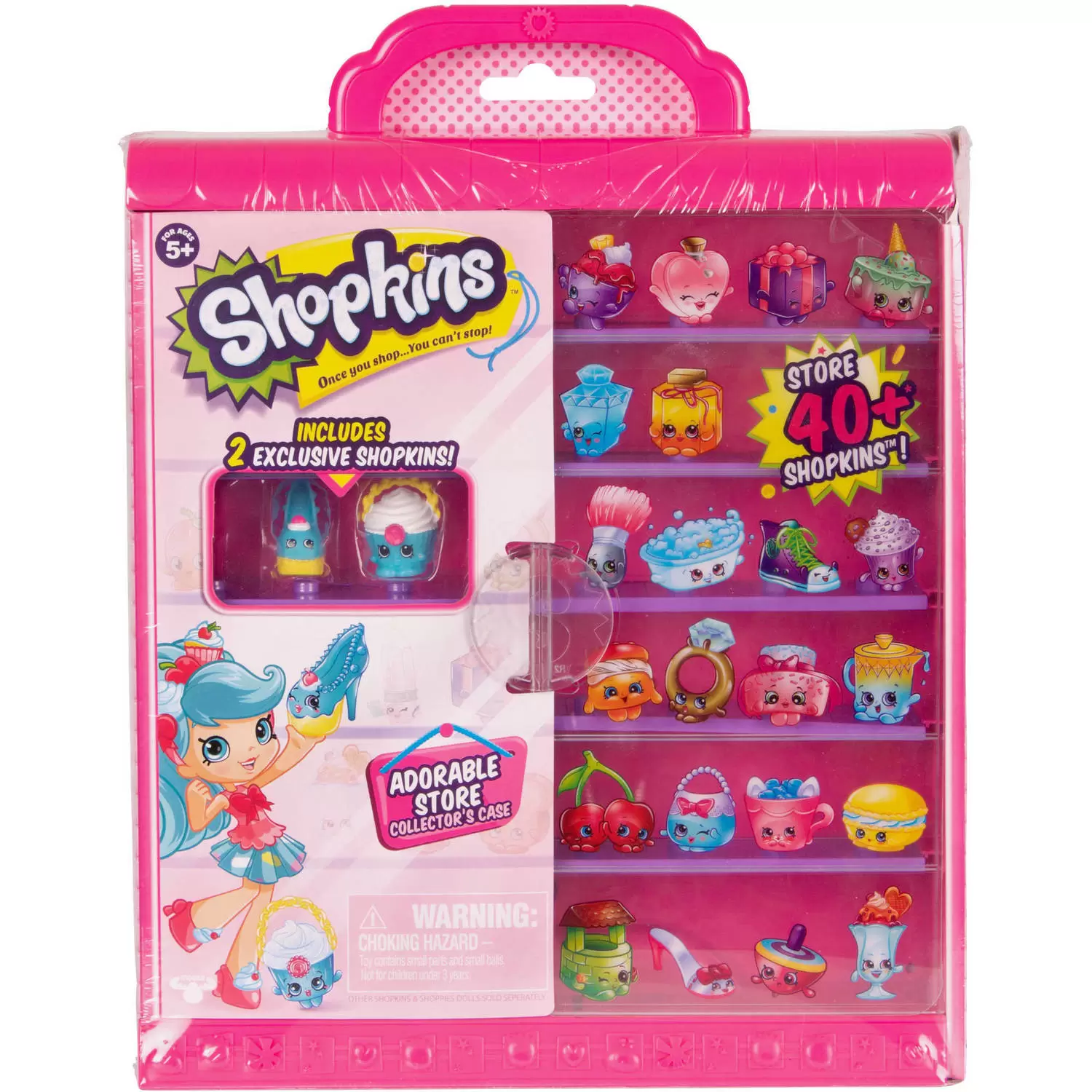 Shopkins Pack - Pink Collector Case