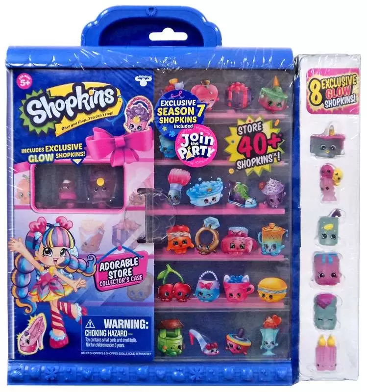 Shoppies, Shoppets, Lil\' Secrets and Mini Pack - Blue Collector Case