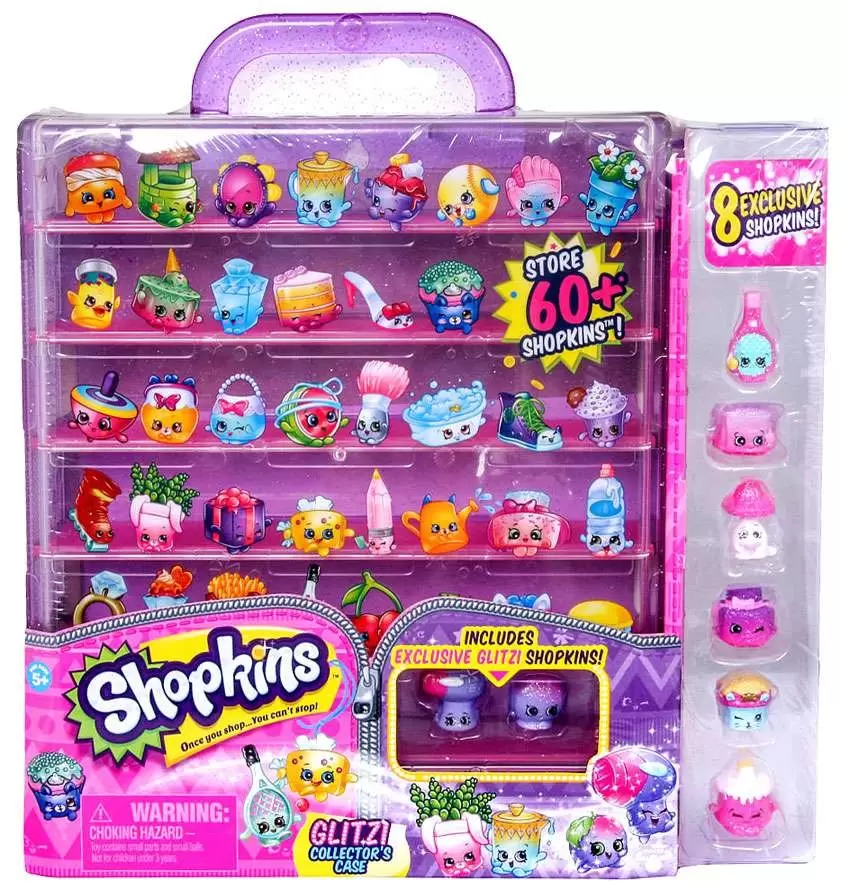 Shopkins Pack - Glitzi Purple Collector Case