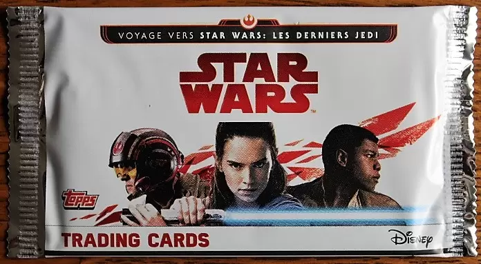 Topps - Voyage vers Star wars : Les Derniers Jedi - Booster 5 cartes