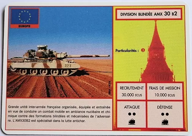 Operation Blast - Europe - Division blindée AMX 30 B2