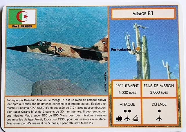 Operation Blast - Pays Arabes - Mirage F1