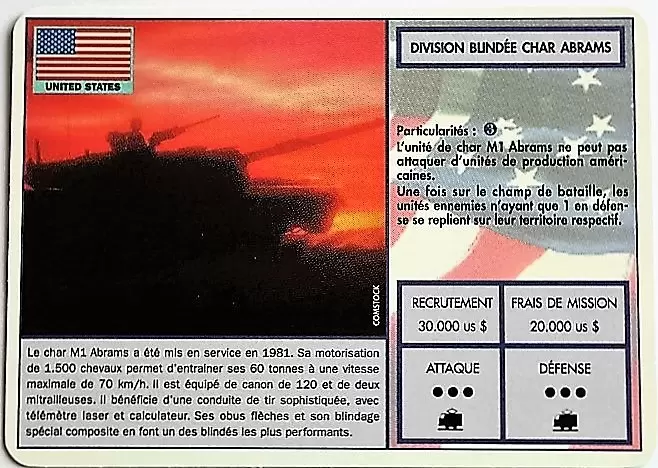 Operation Blast - United States - Division blindée Char Abrams