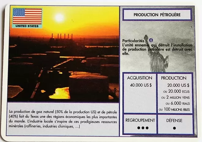 Operation Blast - United States - Production pétrolière