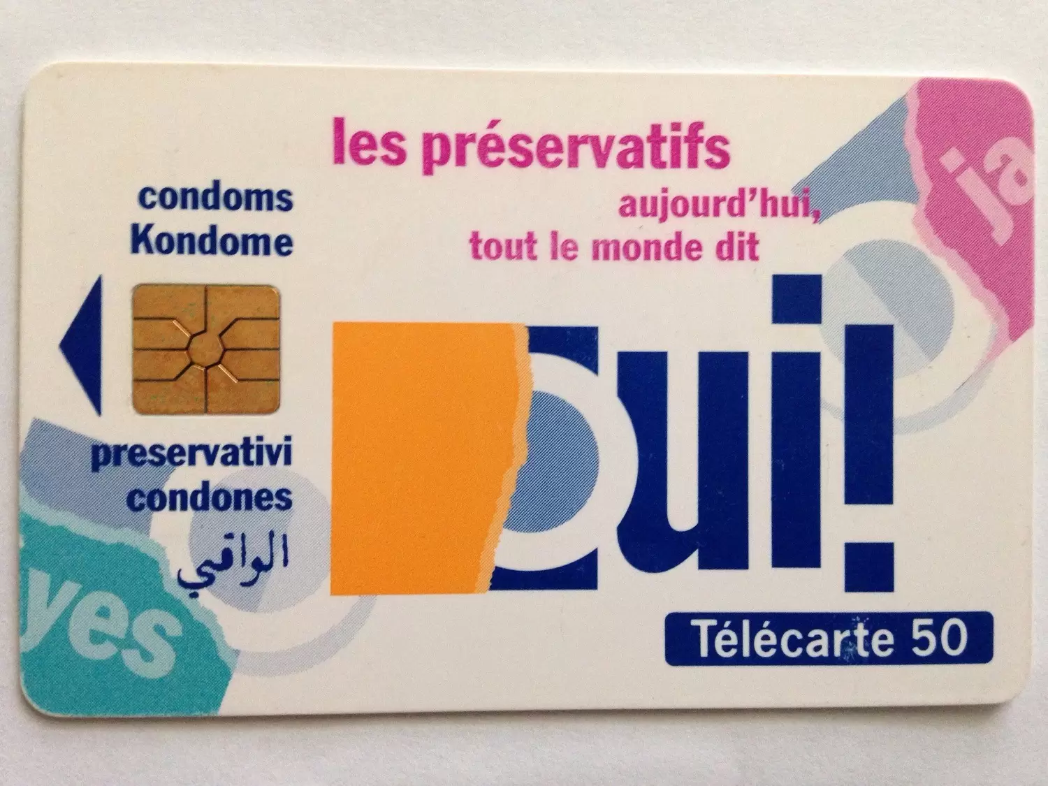 Télécartes - Les préservatifs