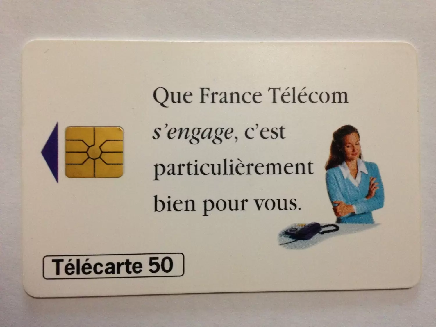Télécartes - France Telecom s\'engage T50
