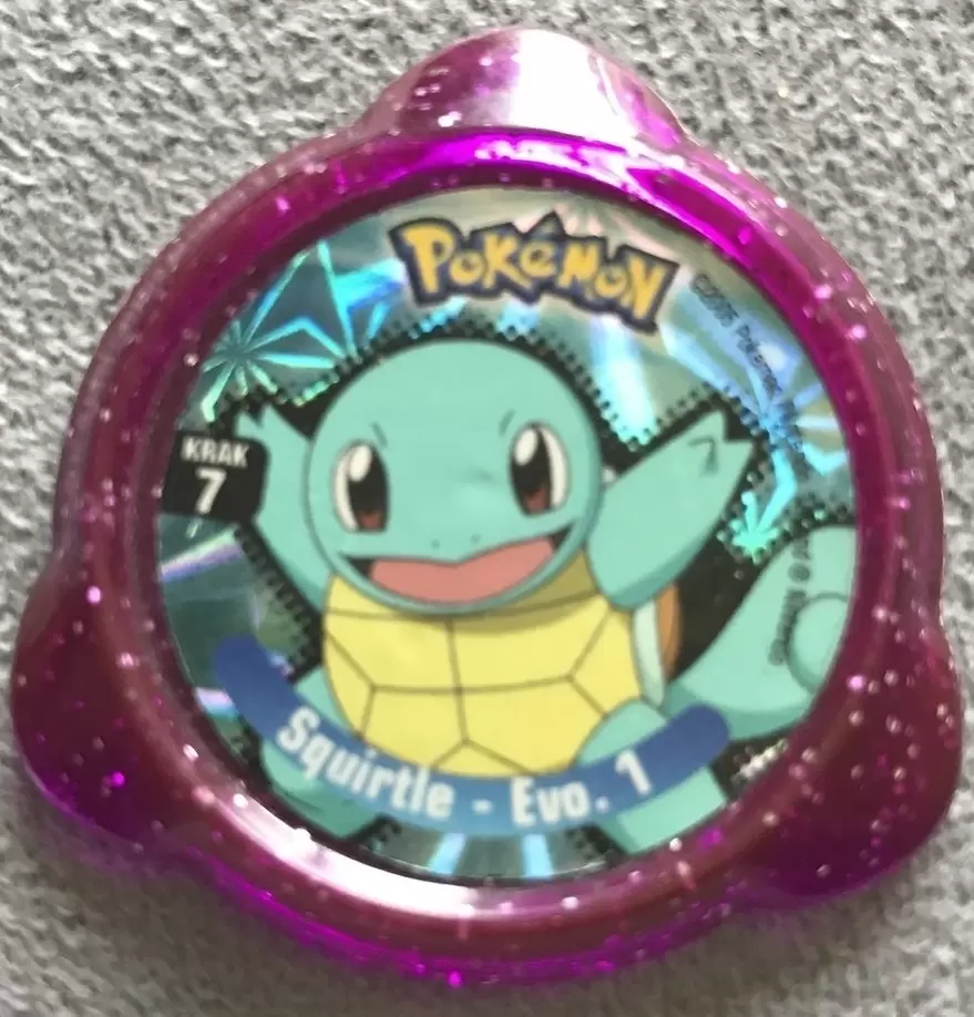 Panini - Kraks Pokémon - Squirtle - Evo. 1 Purple