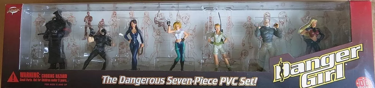 McFarlane Danger Girl - The Dangerous Seven-Piece PVC Set