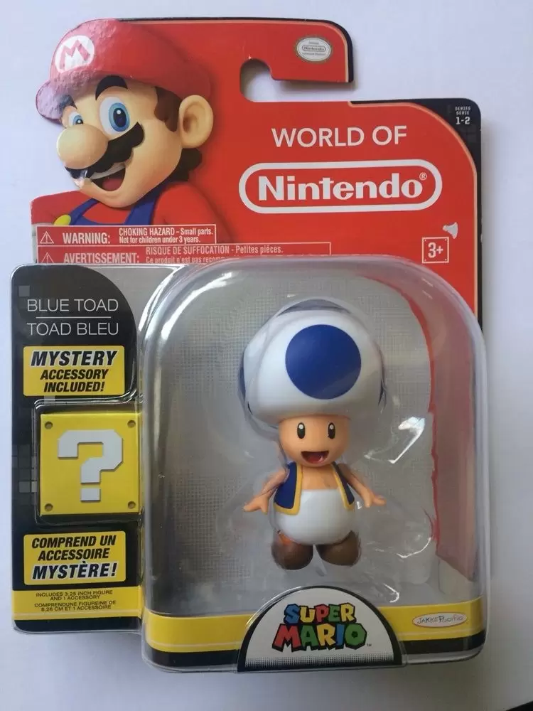 World of Nintendo - Blue Toad (4-Inch)