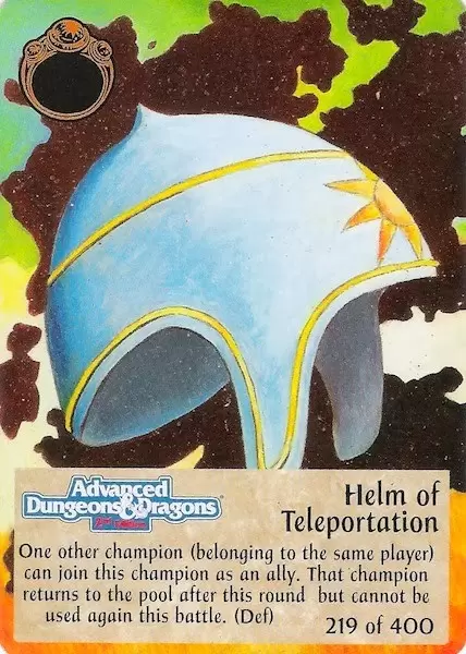 Spellfire 1st Edition - Helm of Teleportation