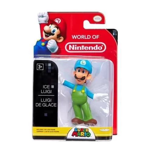 World of Nintendo - Ice Luigi (2.5 Inch)