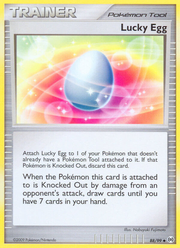 Lucky Egg Platinum Arceus Pokémon Card 8899