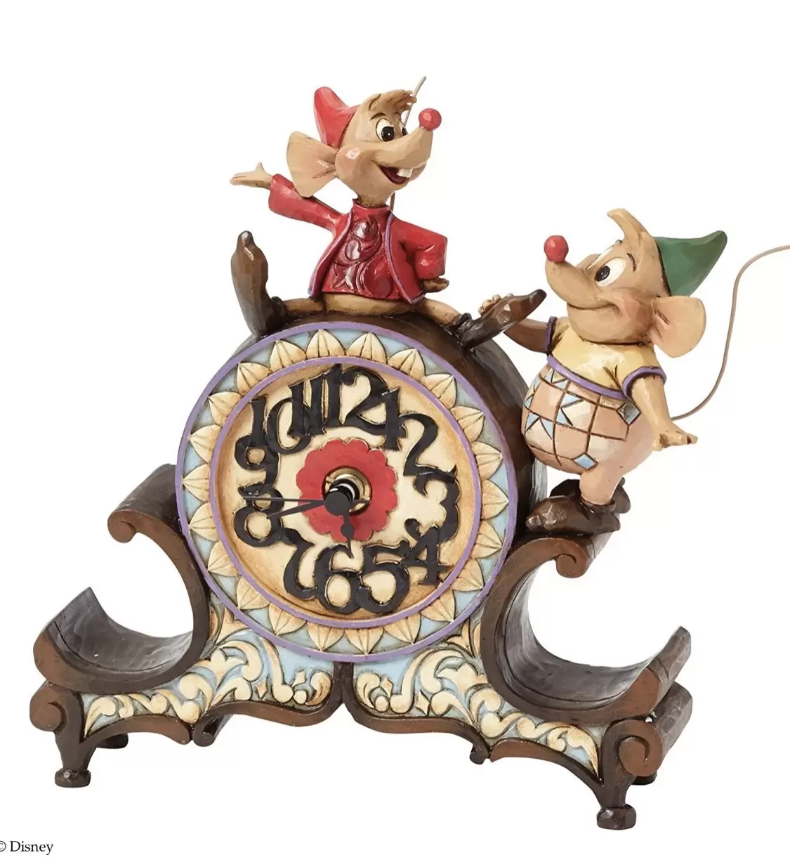 Disney Traditions by Jim Shore - Horloge Réveil Jack et Guss