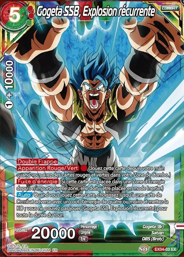 Expansion Set - Unity of Saiyans [EX04] - Unity of Destruction [EX05] - Gogeta SSB, Explosion récurrente