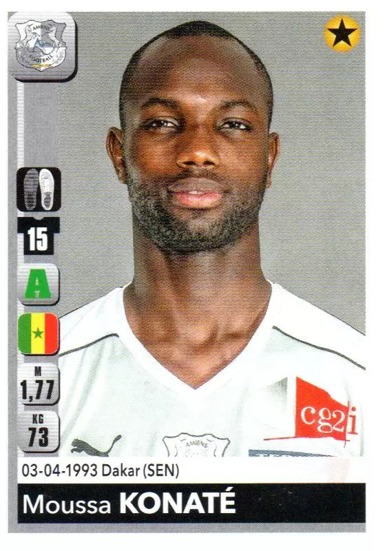 Championnat de France 2018-2019 - Moussa Konaté - Amiens SC