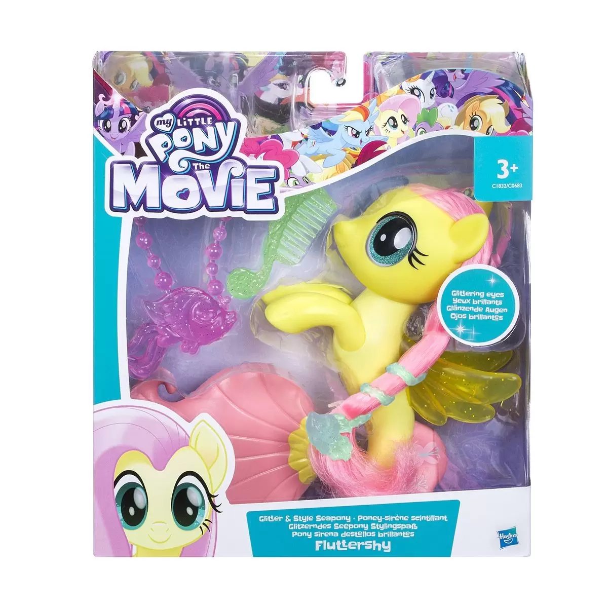 My Little Pony The Movie - Glitter & Style Seapony - Fluttershy