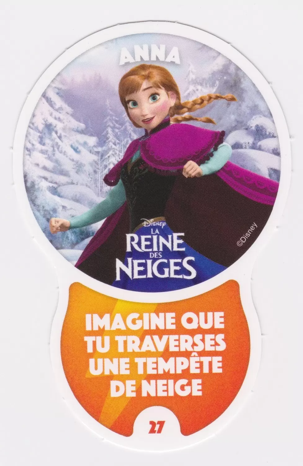 Cartes Auchan : Les Défis (Disney) - ANNA