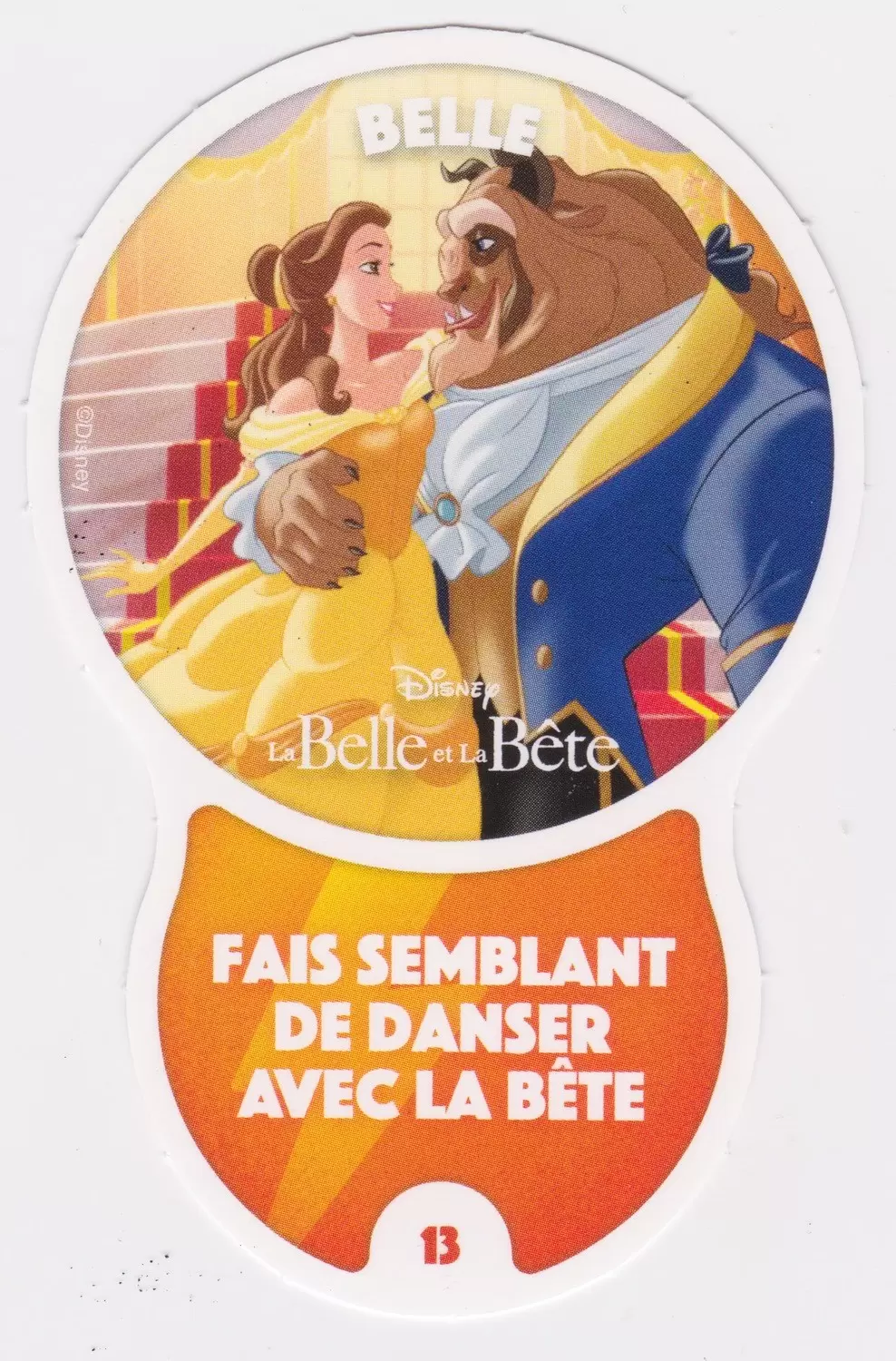 Cartes Auchan : Les Défis (Disney) - BELLE