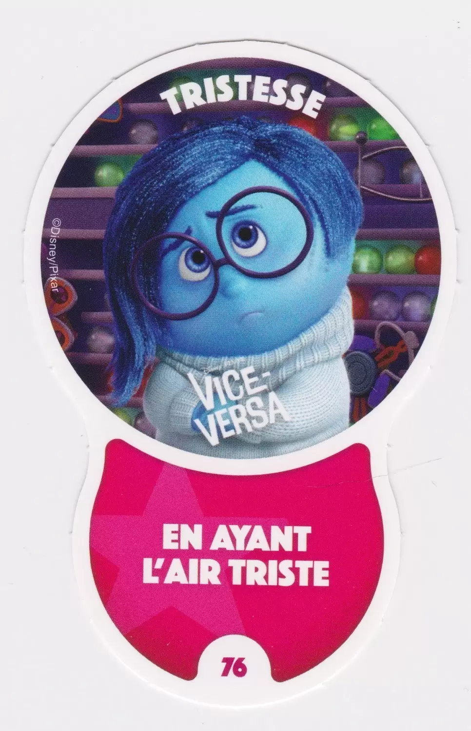 Cartes Auchan : Les Défis (Disney) - TRISTESSE