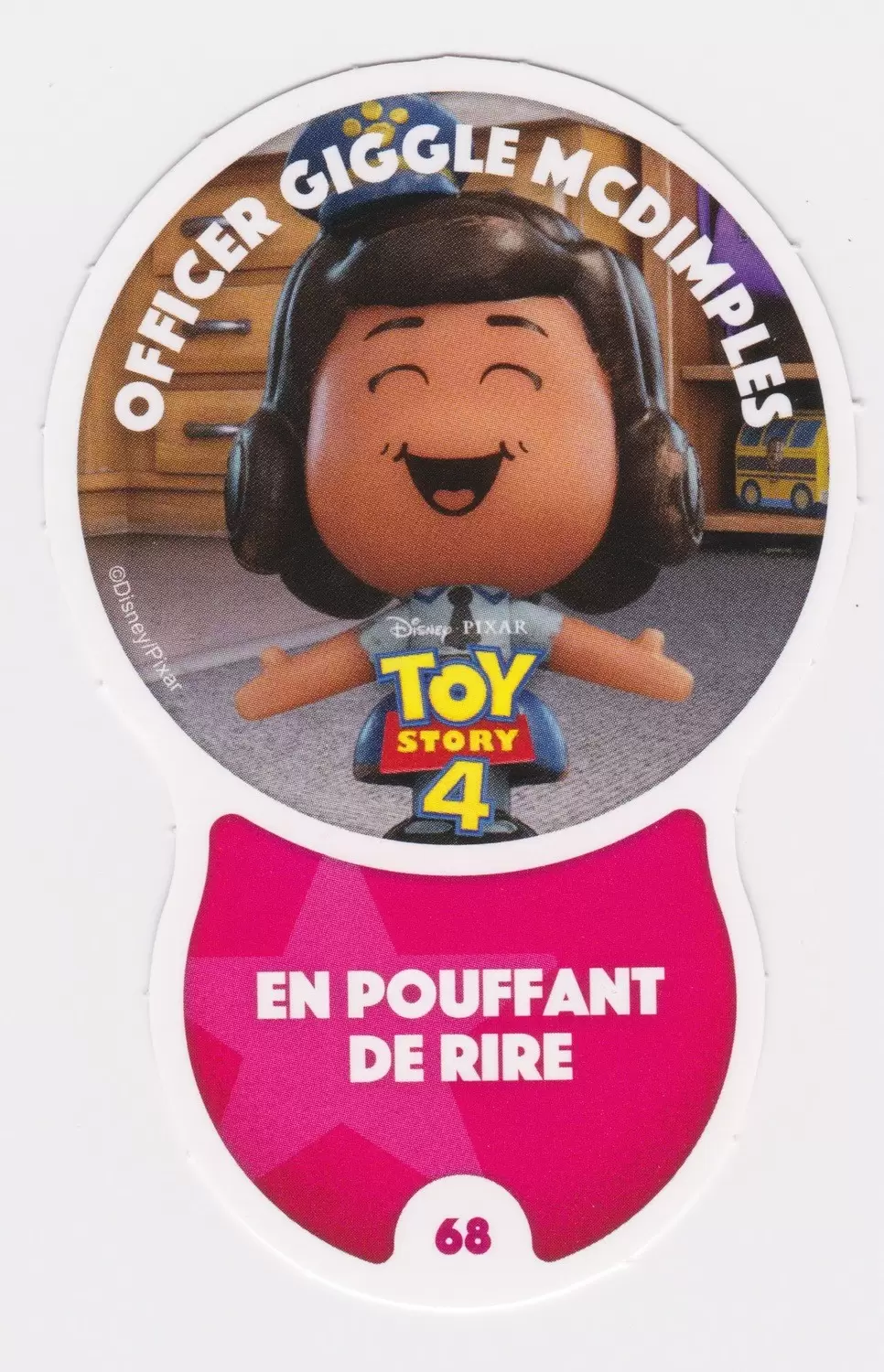 Cartes Auchan : Les Défis (Disney) - OFFICIER    GIGGLE   MCDIMPLES
