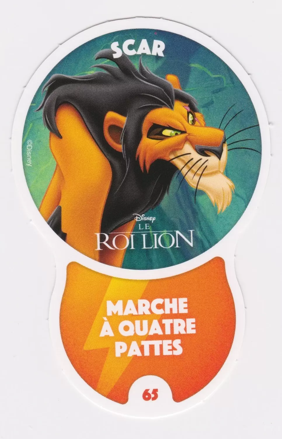 Cartes Auchan : Les Défis (Disney) - SCAR