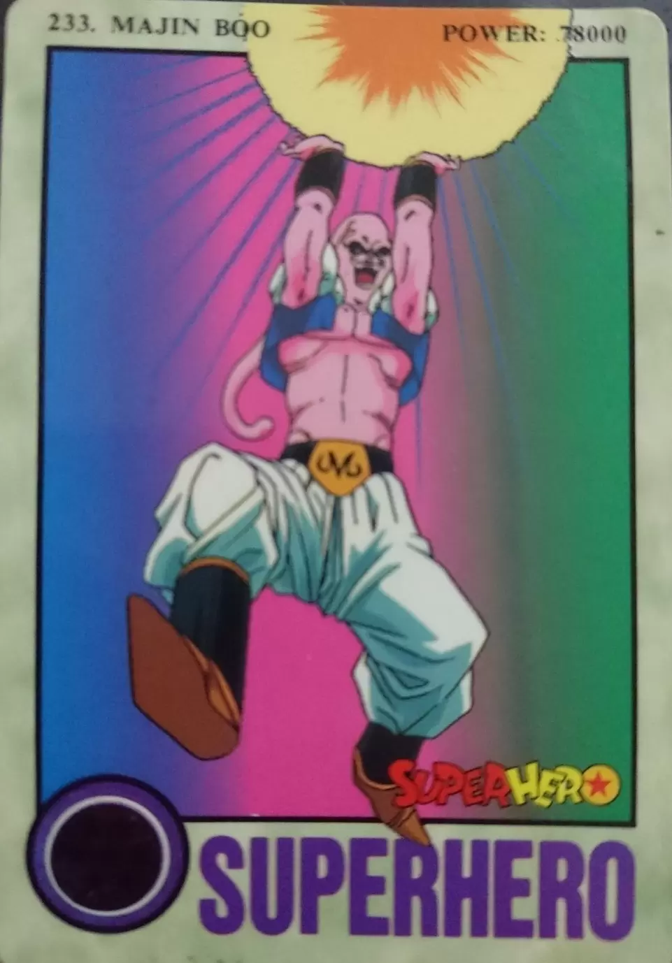 Super Hero part 6 - Carte N° 233