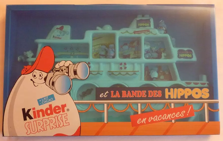 Holiday\'s Hippos - Diorama Hippos on Vacation