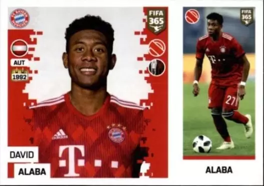 The Golden World of Football Fifa 365 2019 - David Alaba - FC Bayern München