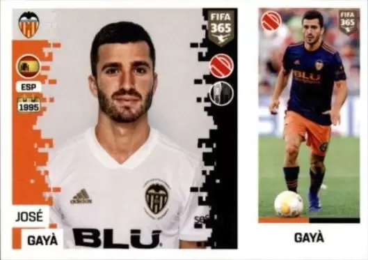 The Golden World of Football Fifa 365 2019 - José Gayá - Valencia CF