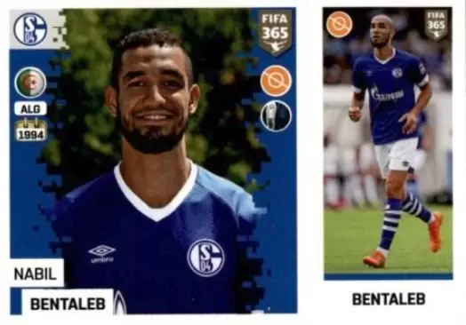 The Golden World of Football Fifa 365 2019 - Nabil Bentaleb - FC Schalcke 04