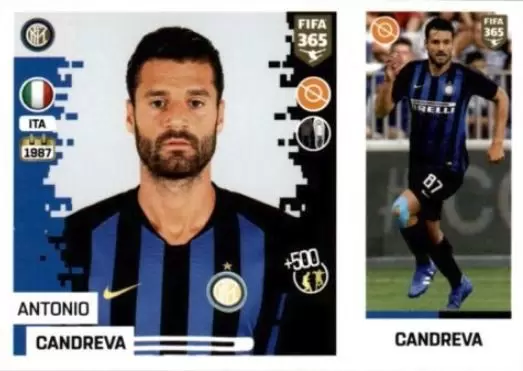 the golden world of football fifa 19 - Antonio Candreva - FC Internazionale Milano