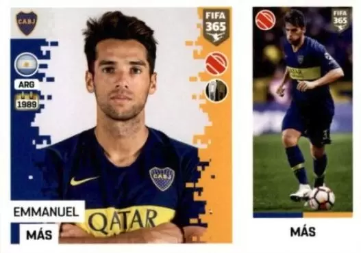 The Golden World of Football Fifa 365 2019 - Emmanuel Más - Boca Juniors