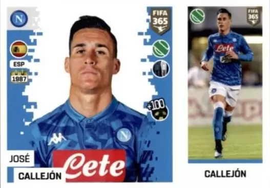 The Golden World of Football Fifa 365 2019 - José Callejón - SSC Napoli