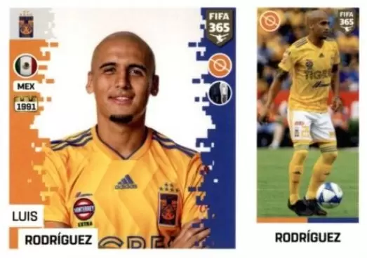 The Golden World of Football Fifa 365 2019 - Luis Rodríguez - Tigres Uanl