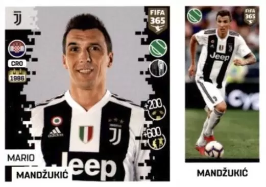 The Golden World of Football Fifa 365 2019 - Mario Mandžukić - Juventus