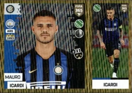 The Golden World of Football Fifa 365 2019 - Mauro Icardi - FC Internazionale Milano