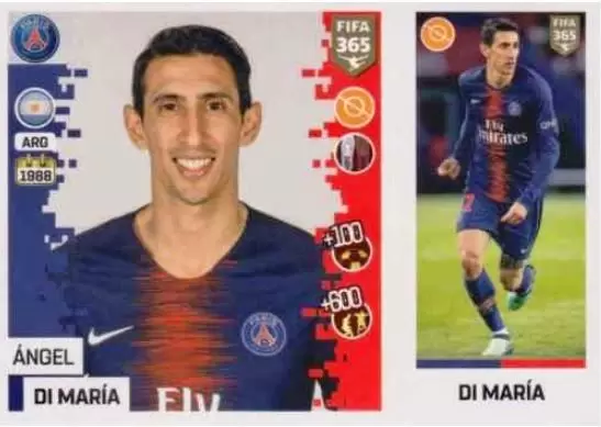 The Golden World of Football Fifa 365 2019 - Ángel Di María - Paris Saint-Germain