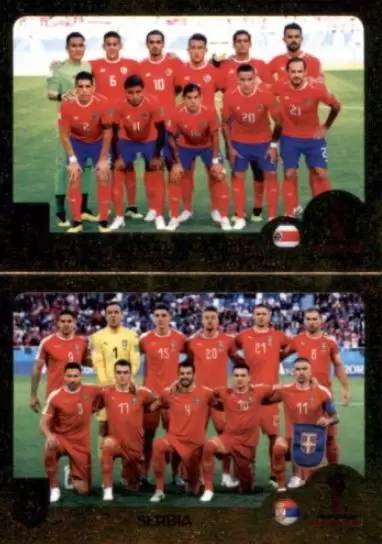 The Golden World of Football Fifa 365 2019 - Costa Rica / Serbia - Group E