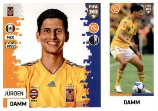 The Golden World of Football Fifa 365 2019 - Jürgen Damm - Tigres Uanl