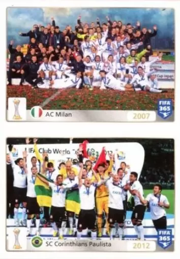 Fifa 365 2016 - 2007: AC Milan - 2012: SC Corinthians Paulista - FIFA Club World Cup