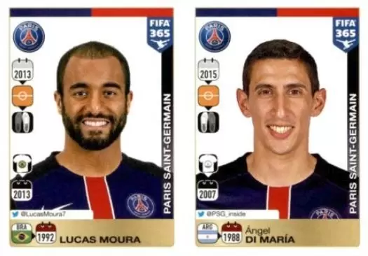 Fifa 365 2016 - Lucas Moura - Ángel Di María - Paris Saint-Germain