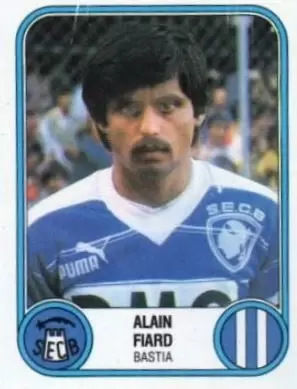 Football 83 - Alain Fiard - S.E.C. Bastia