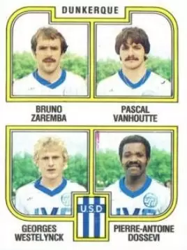 Football 83 - Bruno Zaremba / Pascal Vanhoutte / Georges Westelynck / Pierre-Antoine Dossevi - Dunkerque