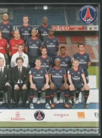 Foot 2010 - Championnat de France de L1 et L2 - Equipe (puzzle 2) - Paris Saint-Germain