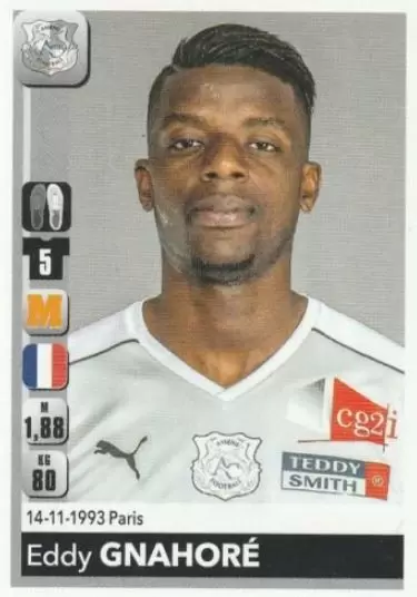 Championnat de France 2018-2019 - Eddy Gnahoré - Amiens SC