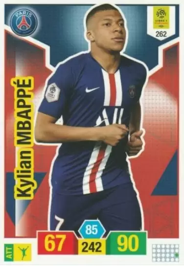Adrenalyn XL - LIGUE 1 2019-20 - Kylian Mbappé - Paris Saint-Germain