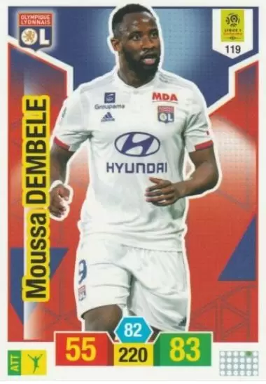 Adrenalyn XL - LIGUE 1 2019-20 - Moussa Dembélé - Olympique Lyonnais
