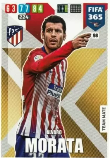 FIFA 365 : 2020 Adrenalyn XL - Álvaro Morata - Club Atlético de Madrid