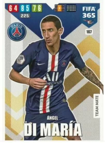 FIFA 365 : 2020 Adrenalyn XL - Ángel Di María - Paris Saint-Germain
