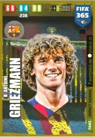 FIFA 365 : 2020 Adrenalyn XL - Antoine Griezmann - FC Barcelona